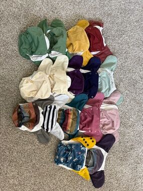 12 Grovia organic cotton all in ones